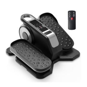 Compact Under-Desk Elliptical --Quiet Mini Pedal Exerciser With Adjustable Speed And LED Display (Option: Silver)
