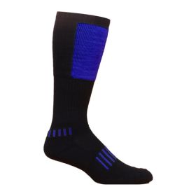 Block Deadlift Socks (Color: Blue, size: 1-Pack)