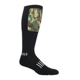 Block Deadlift Socks (Color: Green Camo, size: 1-Pack)