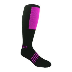Block Deadlift Socks (Color: Pink, size: 1-Pack)